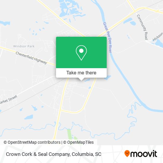 Crown Cork & Seal Company map