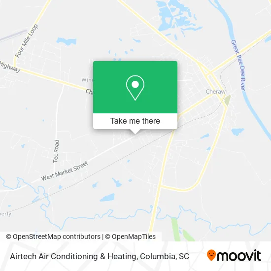 Airtech Air Conditioning & Heating map