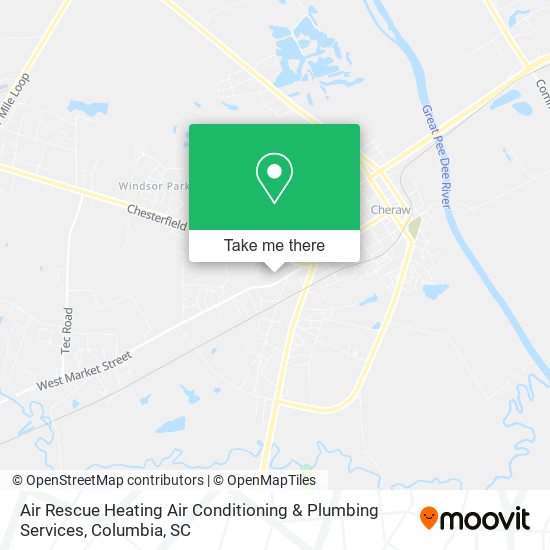 Mapa de Air Rescue Heating Air Conditioning & Plumbing Services