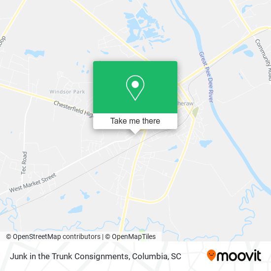 Junk in the Trunk Consignments map