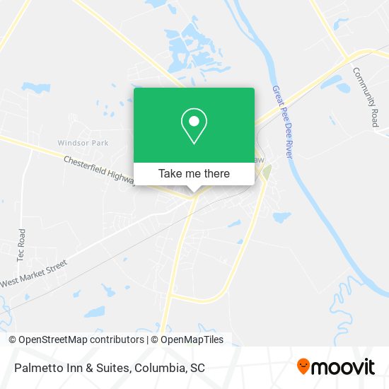 Palmetto Inn & Suites map