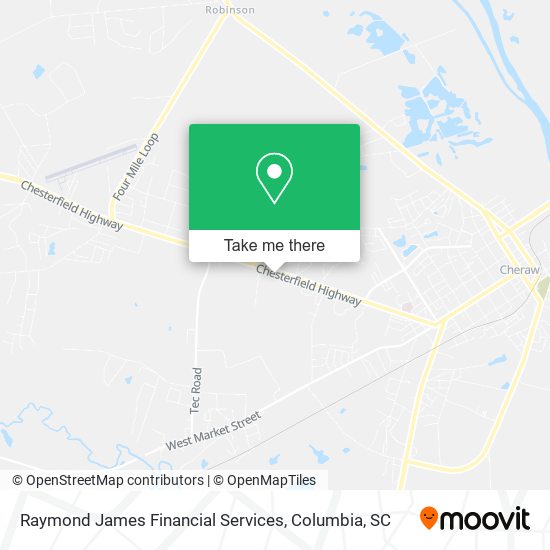 Raymond James Financial Services map