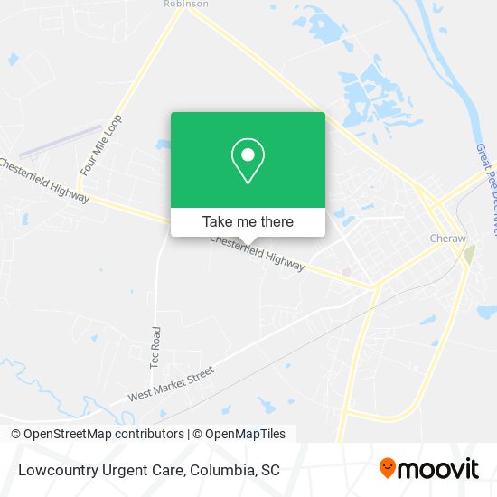 Lowcountry Urgent Care map