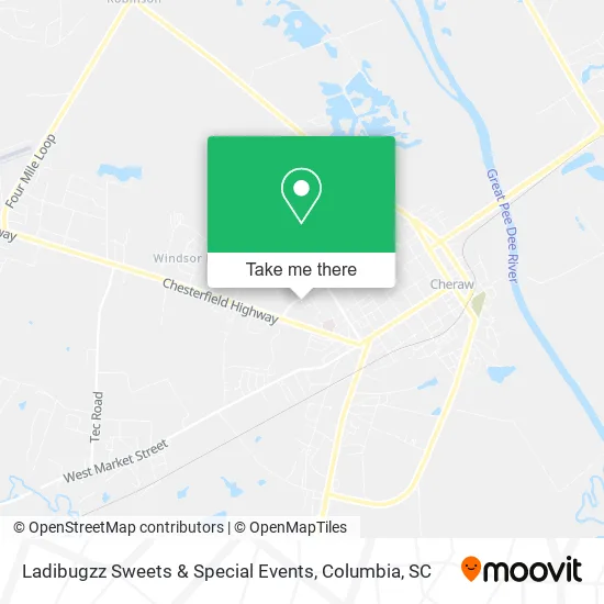 Ladibugzz Sweets & Special Events map