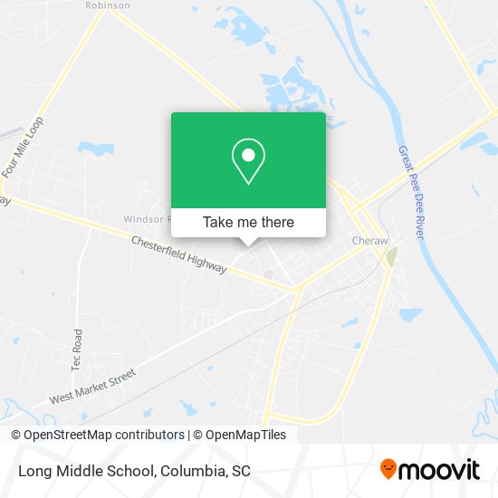 Long Middle School map