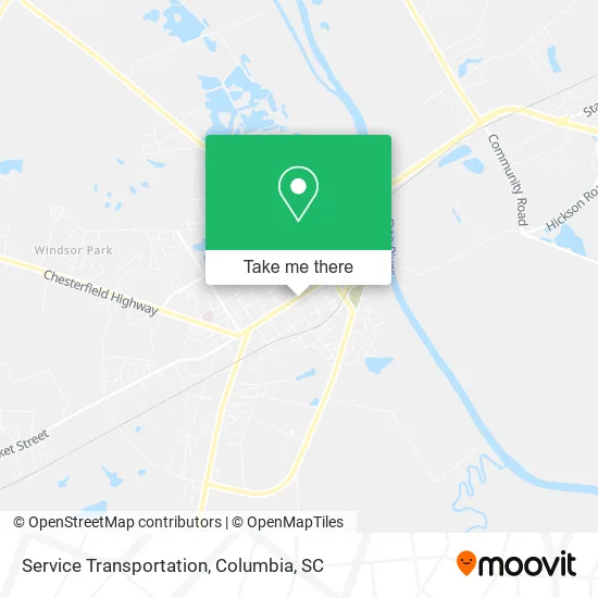 Service Transportation map