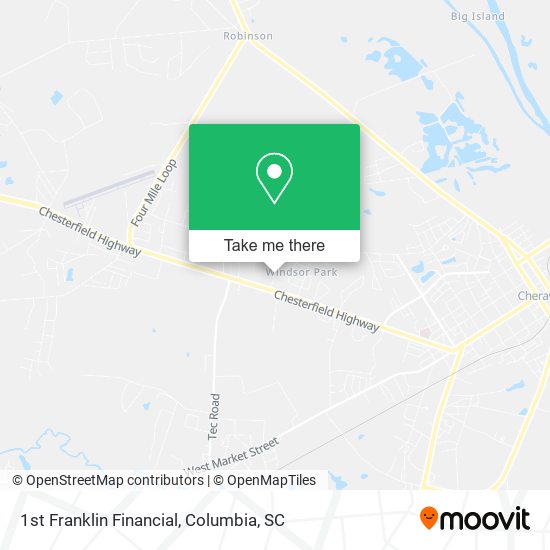 1st Franklin Financial map