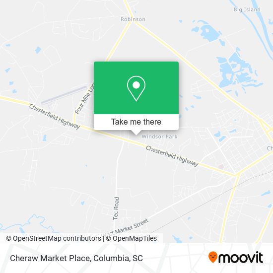 Cheraw Market Place map