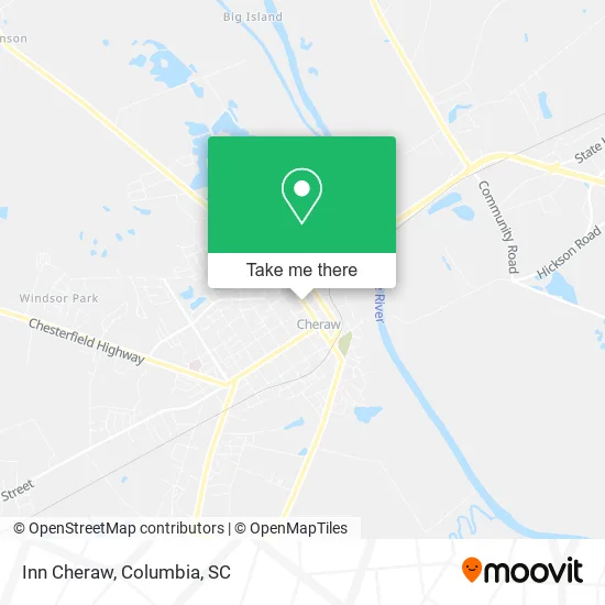 Inn Cheraw map