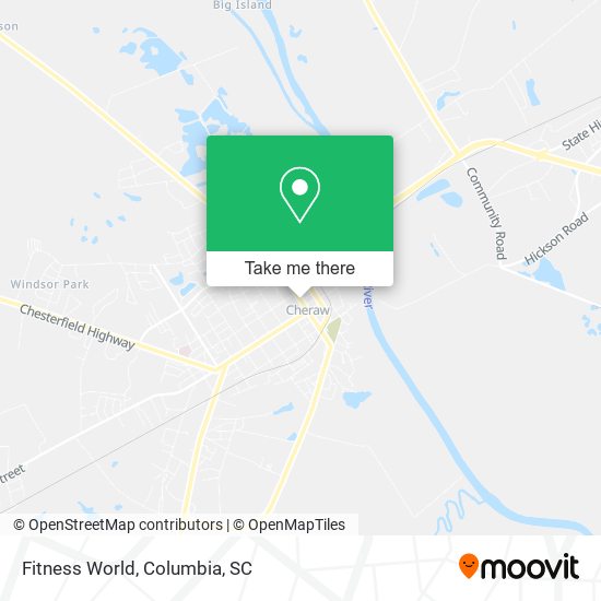 Fitness World map