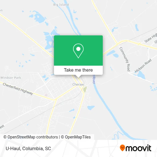 U-Haul map