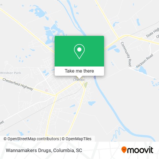Wannamakers Drugs map