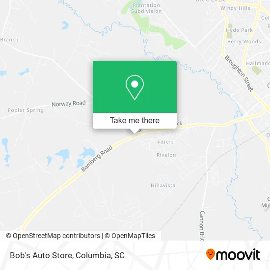 Bob's Auto Store map