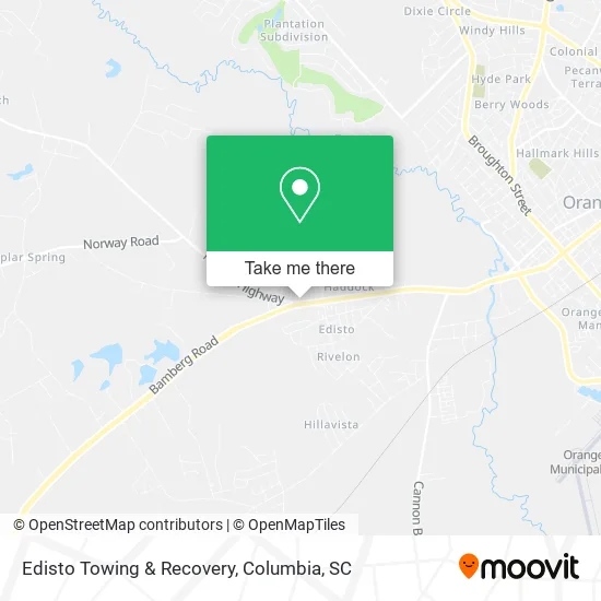Edisto Towing & Recovery map