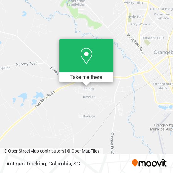 Antigen Trucking map