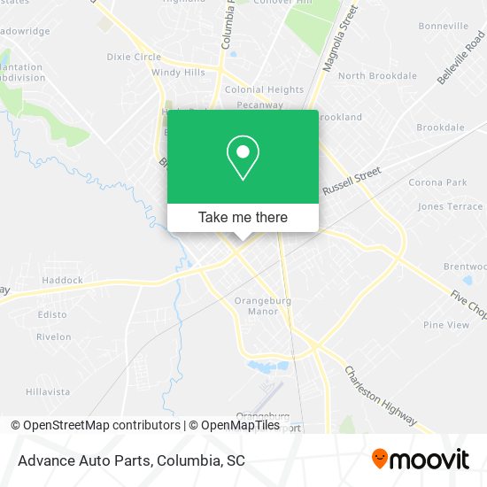 Advance Auto Parts map