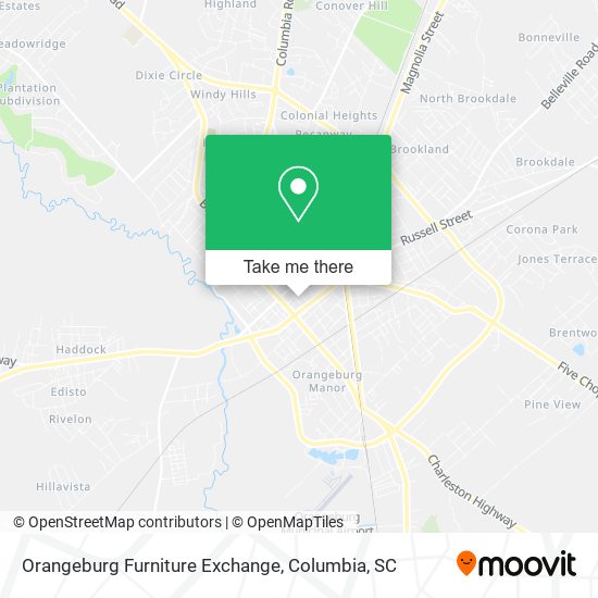 Orangeburg Furniture Exchange map