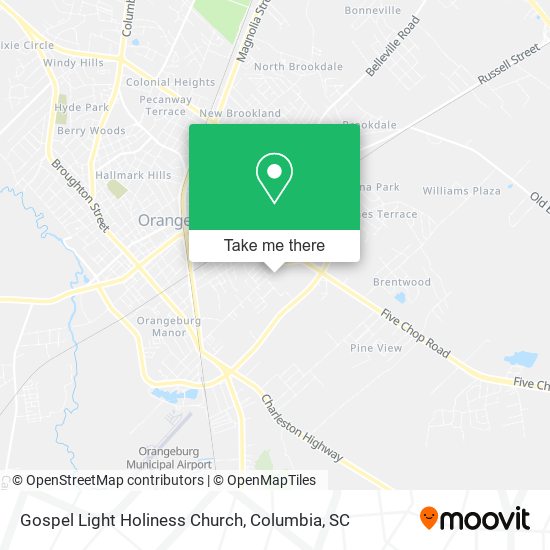 Gospel Light Holiness Church map