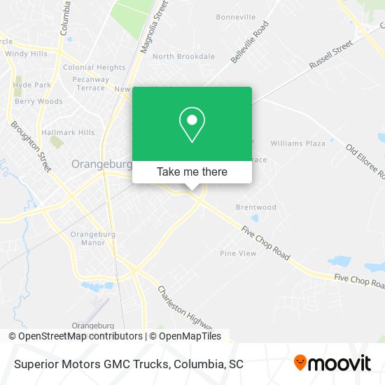 Superior Motors GMC Trucks map