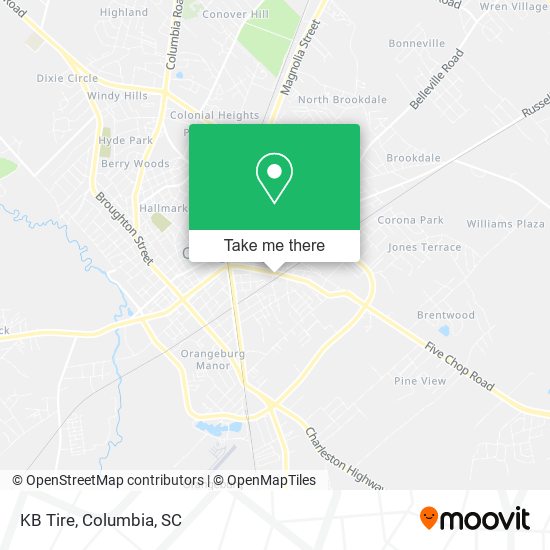 Mapa de KB Tire