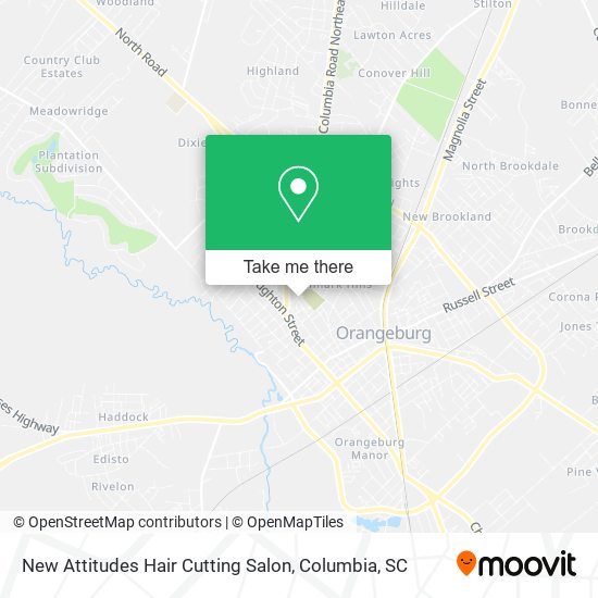 New Attitudes Hair Cutting Salon map