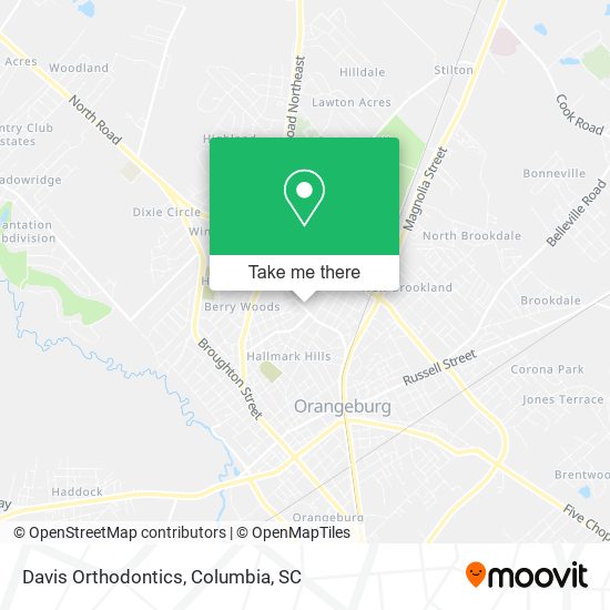 Davis Orthodontics map