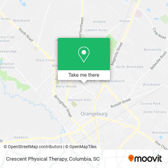 Crescent Physical Therapy map
