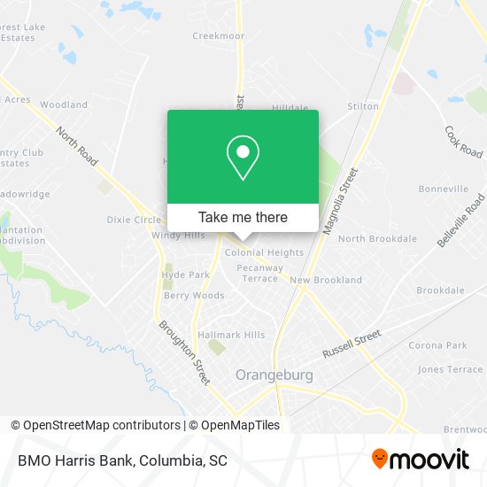 BMO Harris Bank map