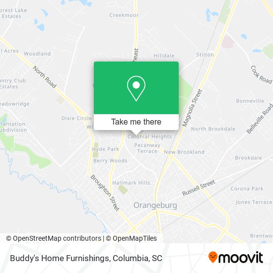 Buddy's Home Furnishings map