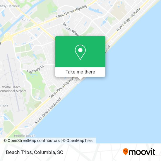 Beach Trips map