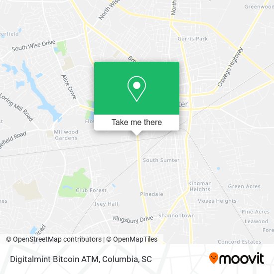 Digitalmint Bitcoin ATM map