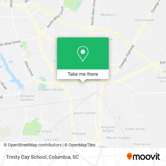Trinity Day School map