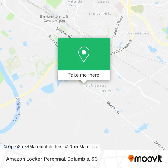 Amazon Locker-Perennial map