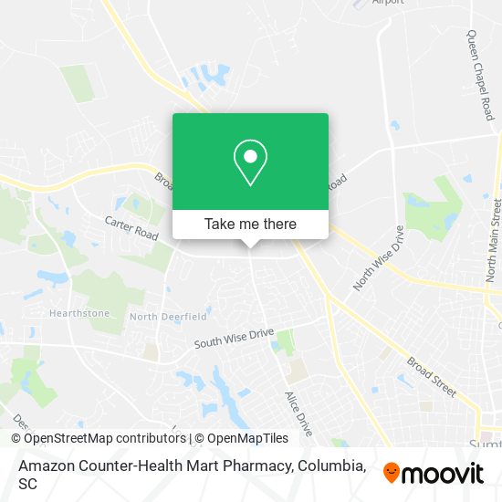 Amazon Counter-Health Mart Pharmacy map