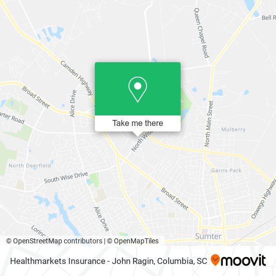 Mapa de Healthmarkets Insurance - John Ragin