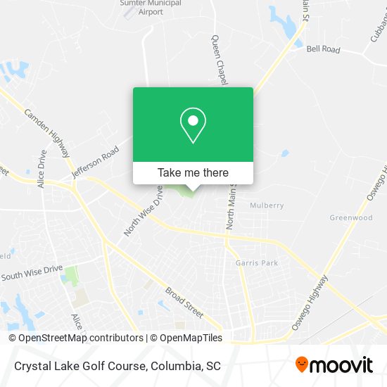 Mapa de Crystal Lake Golf Course