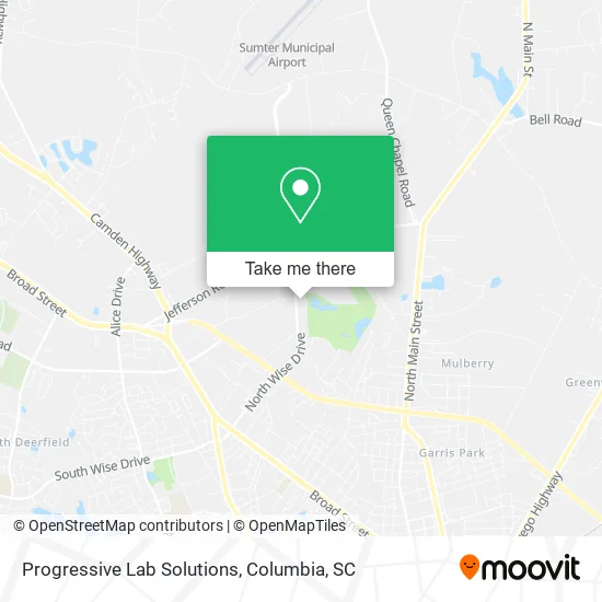 Progressive Lab Solutions map