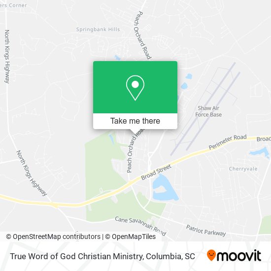 Mapa de True Word of God Christian Ministry