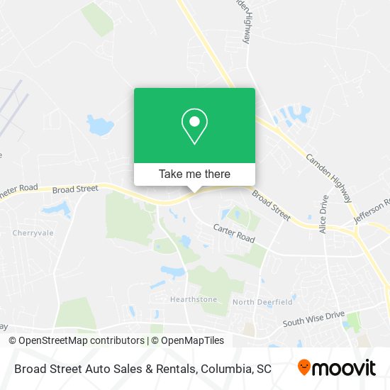 Mapa de Broad Street Auto Sales & Rentals