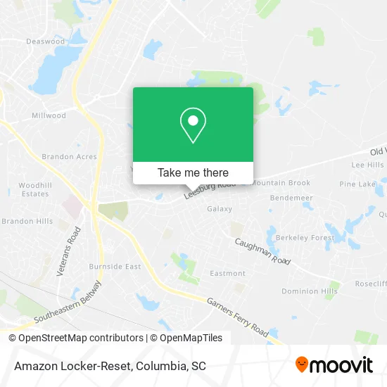 Amazon Locker-Reset map