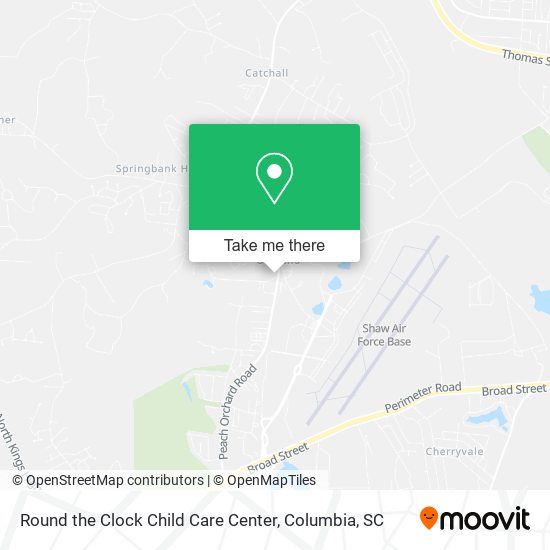 Round the Clock Child Care Center map