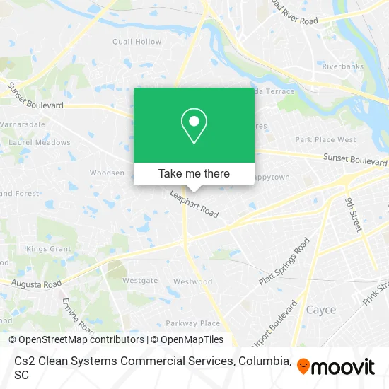 Cs2 Clean Systems Commercial Services map