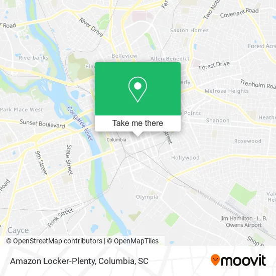 Amazon Locker-Plenty map