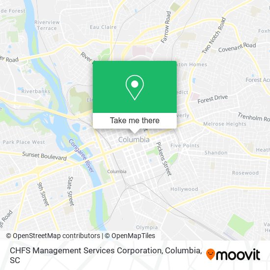 CHFS Management Services Corporation map