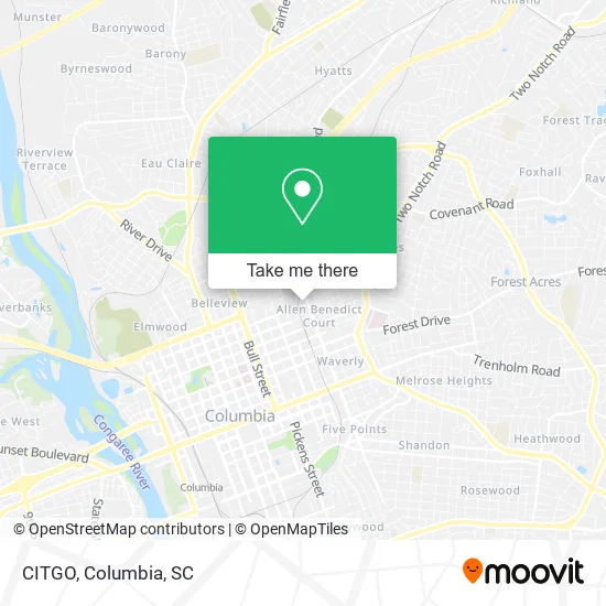 CITGO map