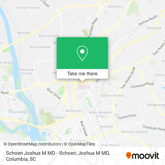 Mapa de Schoen Joshua M MD - Schoen, Joshua M MD