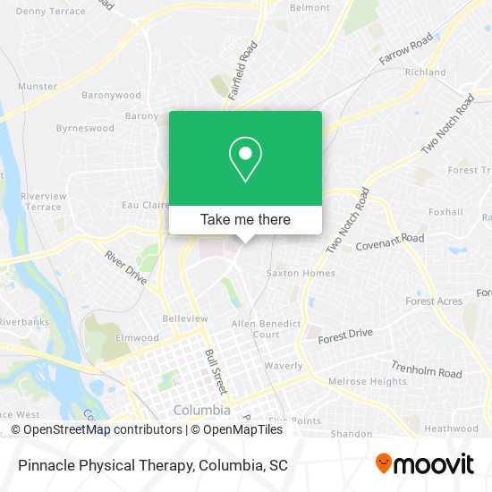 Pinnacle Physical Therapy map