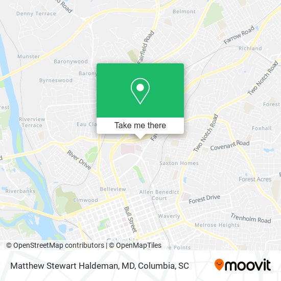 Mapa de Matthew Stewart Haldeman, MD