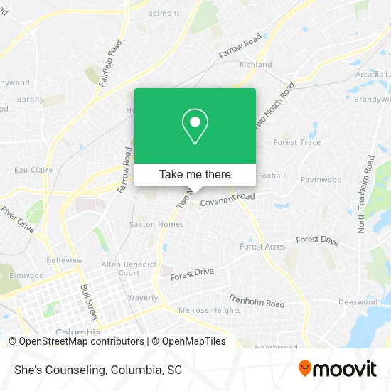 She's Counseling map