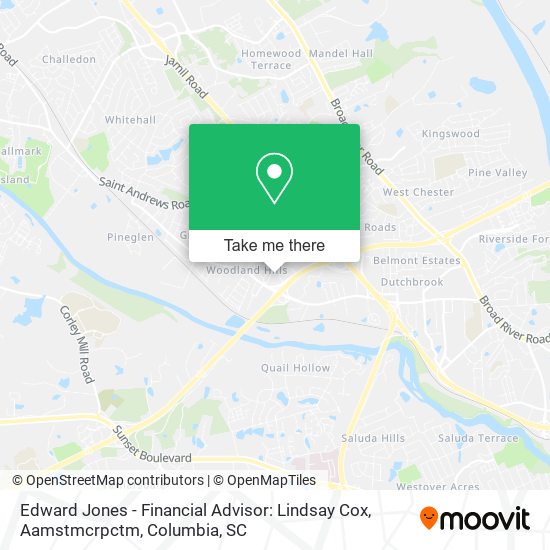 Mapa de Edward Jones - Financial Advisor: Lindsay Cox, Aamstmcrpctm